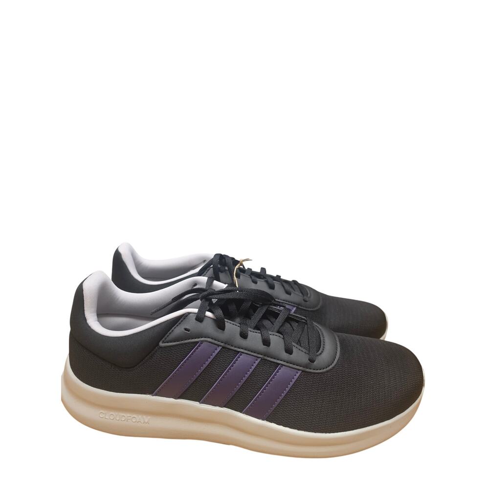 Adidas Lite Racer 4.0 Purple Black White Mens Size 13